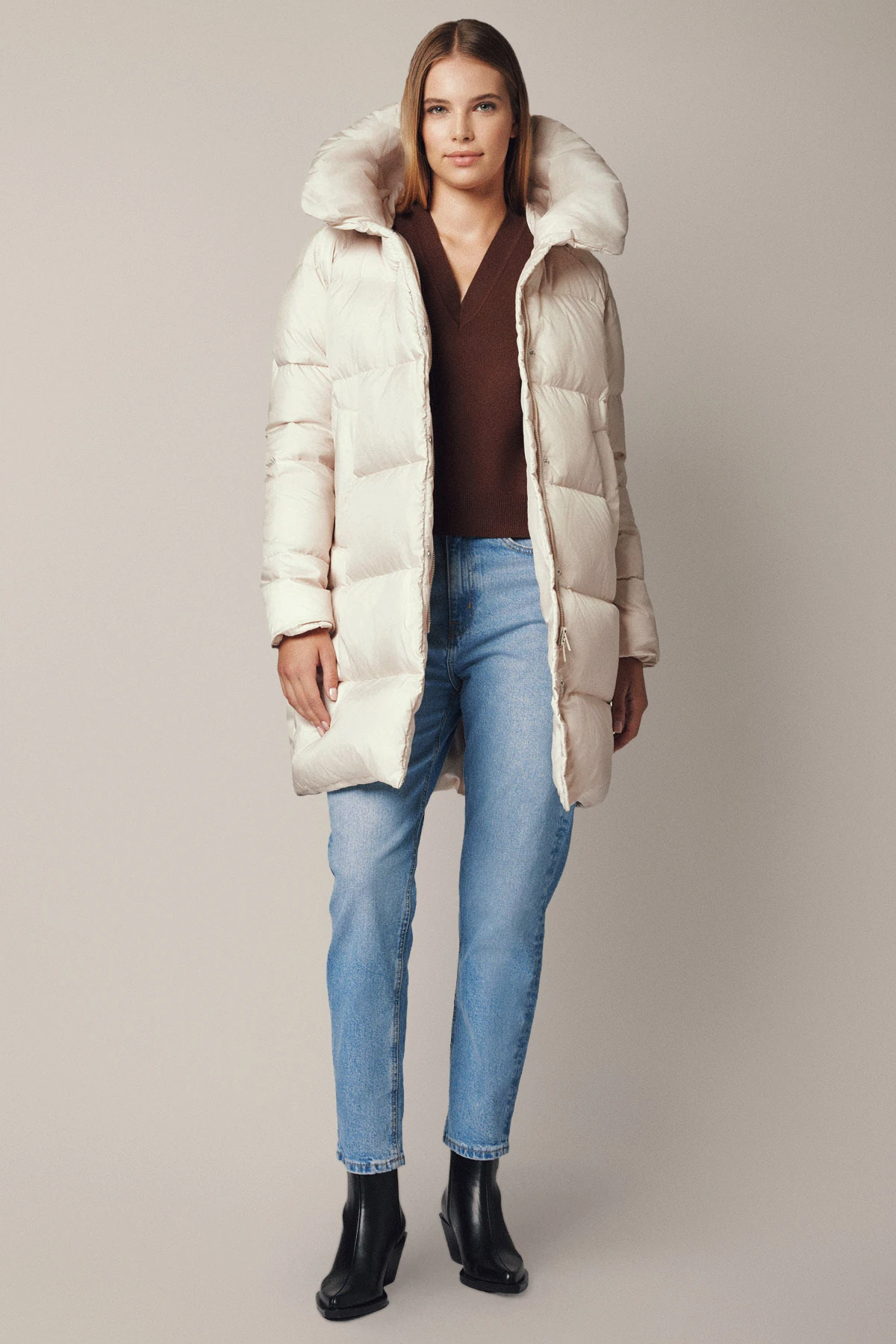 سترة لانسيرتو مبطنة بالريش